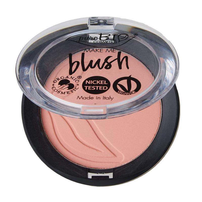 Purobio Mineral Blush 02: Natural, Organic Blush for Sensitive Skin & Pregnancy Safe Ð Healthy Color & Definition