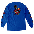 Santa Cruz Atomic Dot Long Sleeve Mens T-Shirt - Royal Blue by Skates USA