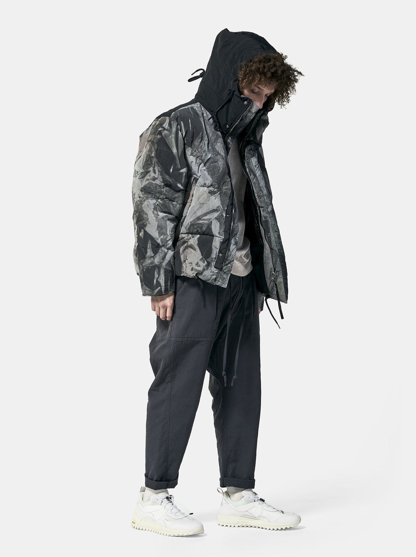 Holden Outerwear Fowler Down Parka - Olive Rock Tie — back view