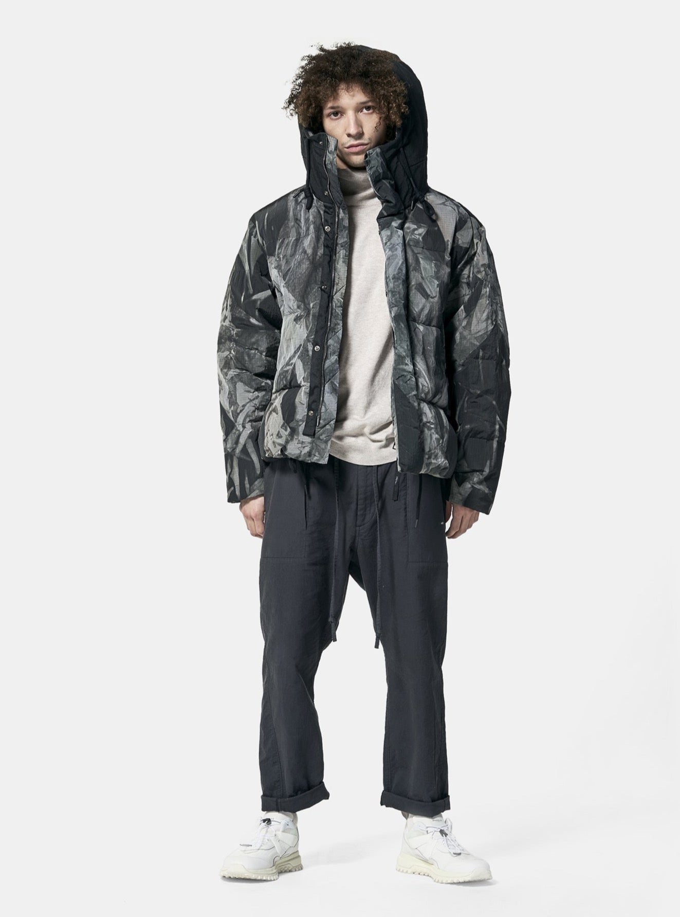 Holden Outerwear Fowler Down Parka - Olive Rock Tie — side view