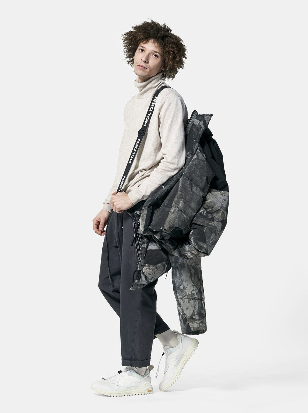 Holden Outerwear Fowler Down Parka - Olive Rock Tie — alternative angle