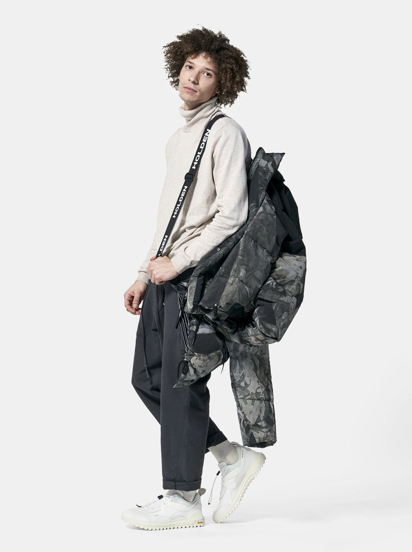 Holden Outerwear Fowler Down Parka - Olive Rock Tie — alternative angle