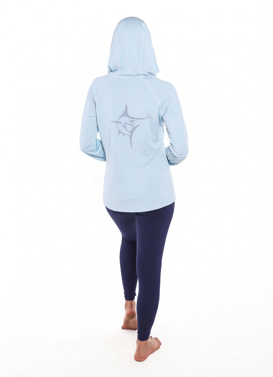 White Water Life Seaside Performance Hoody — lifestyle context