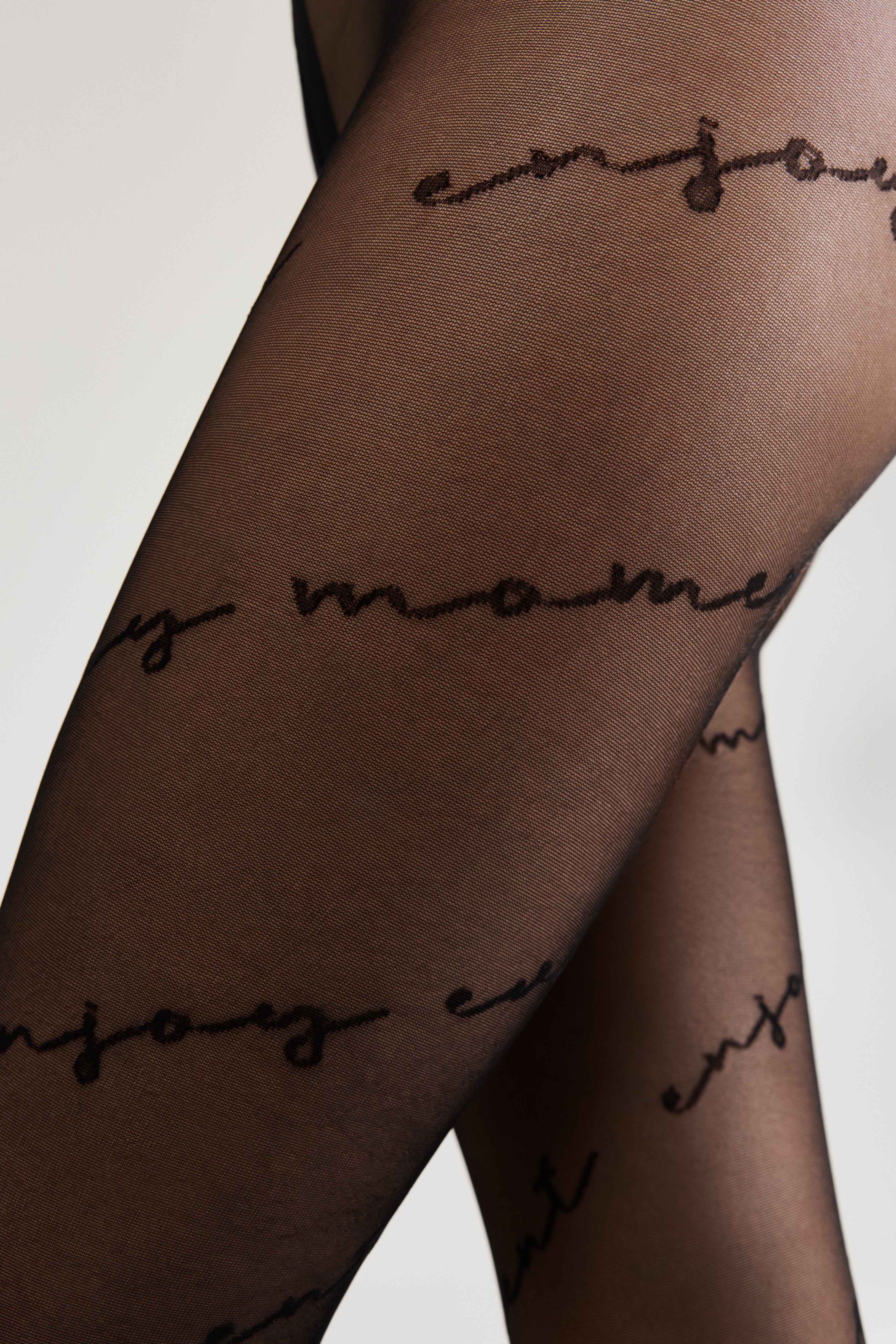 TheRanok.com Fantasy Tights Conte Sentiment - Diagonal Inscriptions — back view