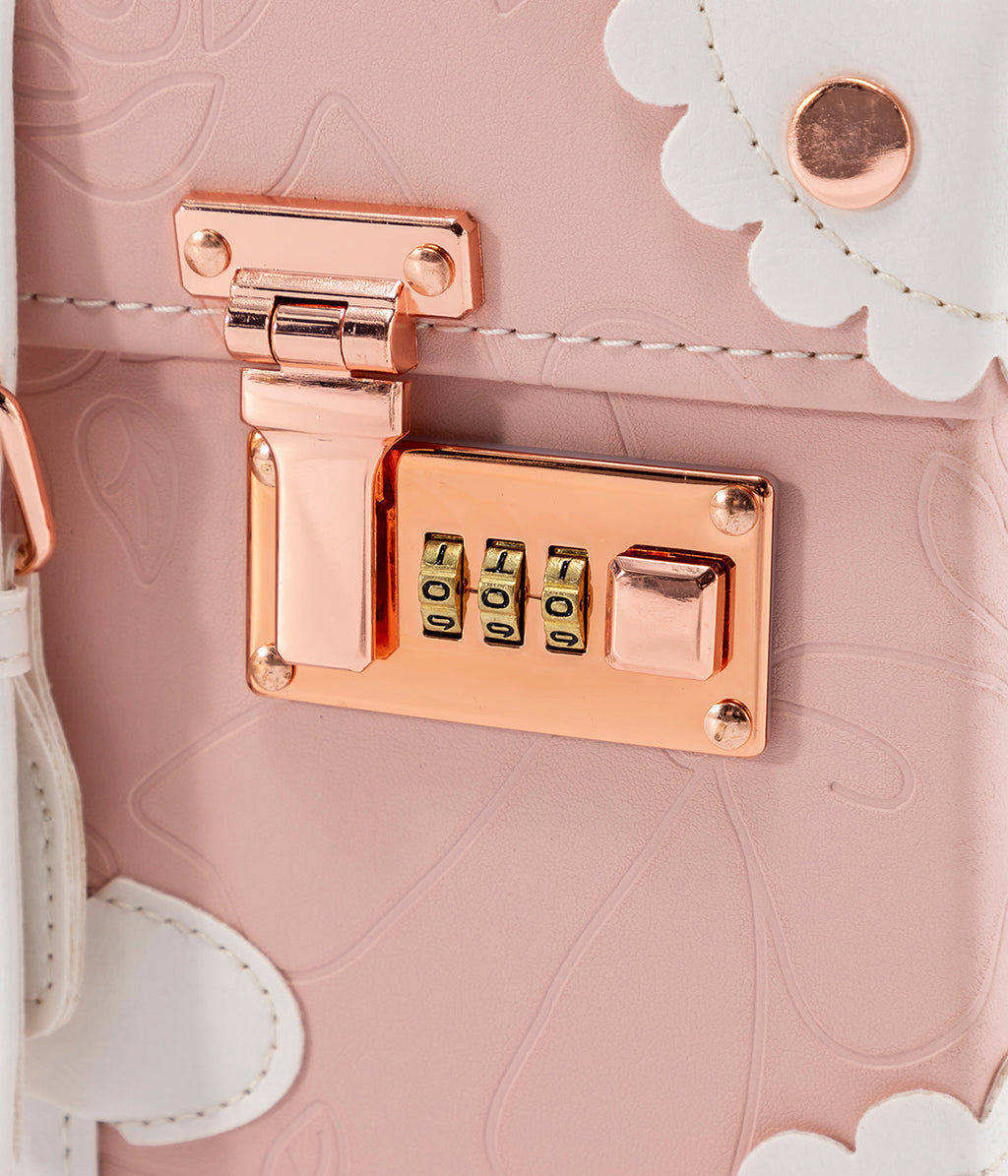 SarahFace Carry-on - Embossed Pink's