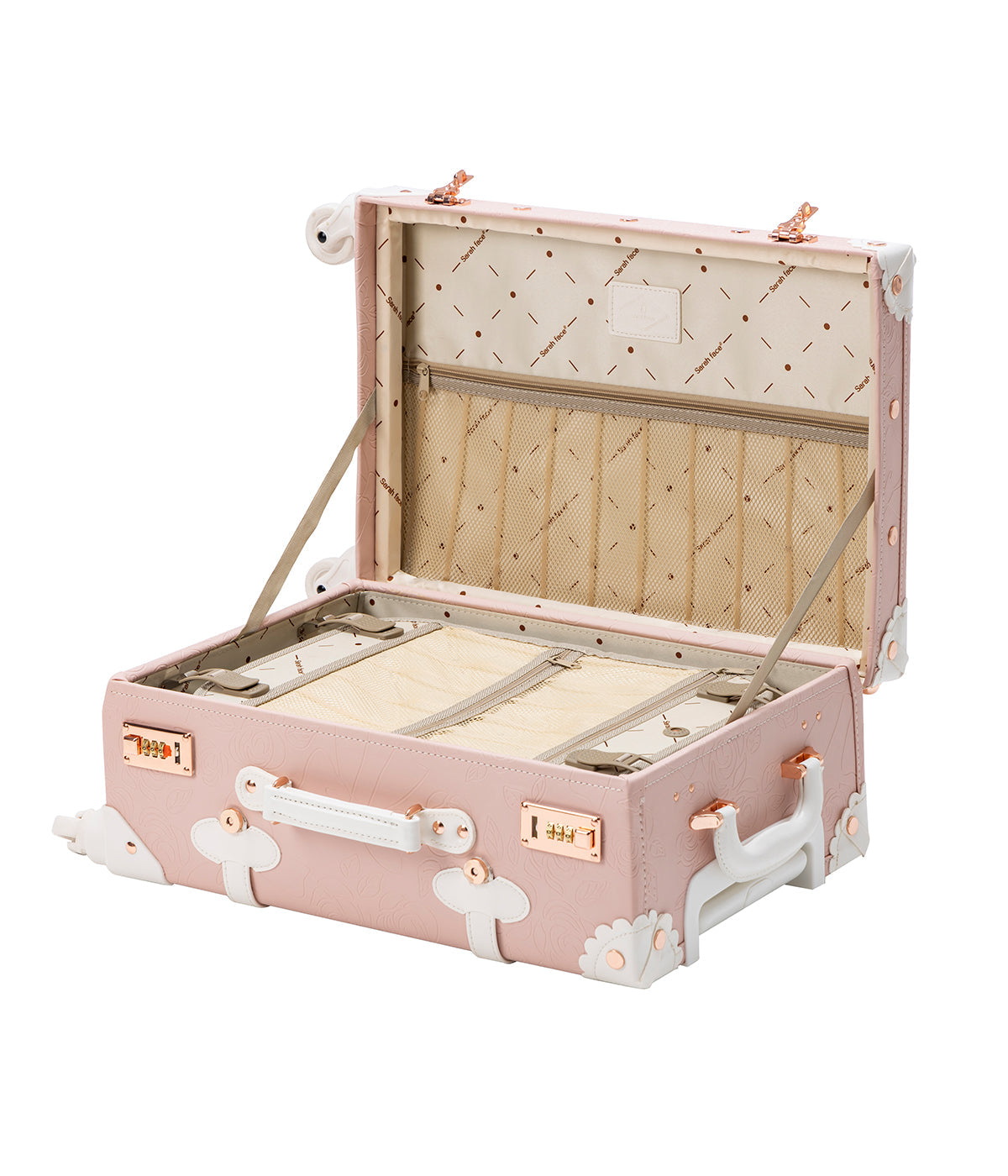 SarahFace Carry-on - Embossed Pink's
