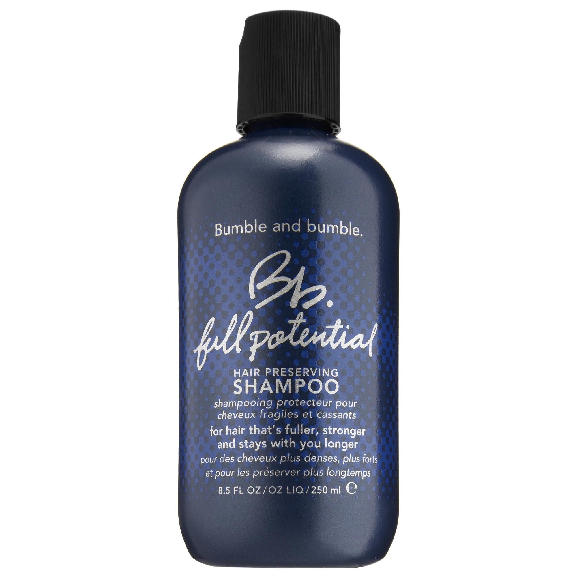 Full Potential: Hair Preserving Exfoliating Shampoo for Breakage & Thinning Hair | Volumizing, Strengthens & Reduces Hair Loss - Paraben & Cruelty-Free