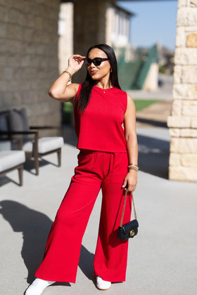 The Earhart Top, Red