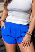 Grace+Emma Go-Getter Shorts, Blue — main product shot