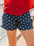 Grace+Emma Blue and White Star Shorts — main product shot