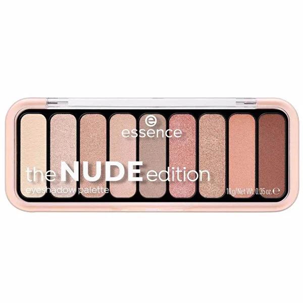 Essence Nude Edition Eyeshadow Palette - Long-Lasting Creamy Formula for Blendable Nude Makeup, Everyday & Special Occasions