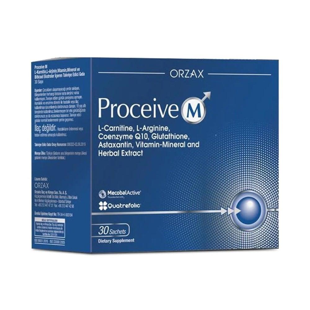 Proceive Dietary Supplement with Antioxidant Support - L-Carnitine, Multivitamin, and Antioxidant Blend in Convenient Sachet Form