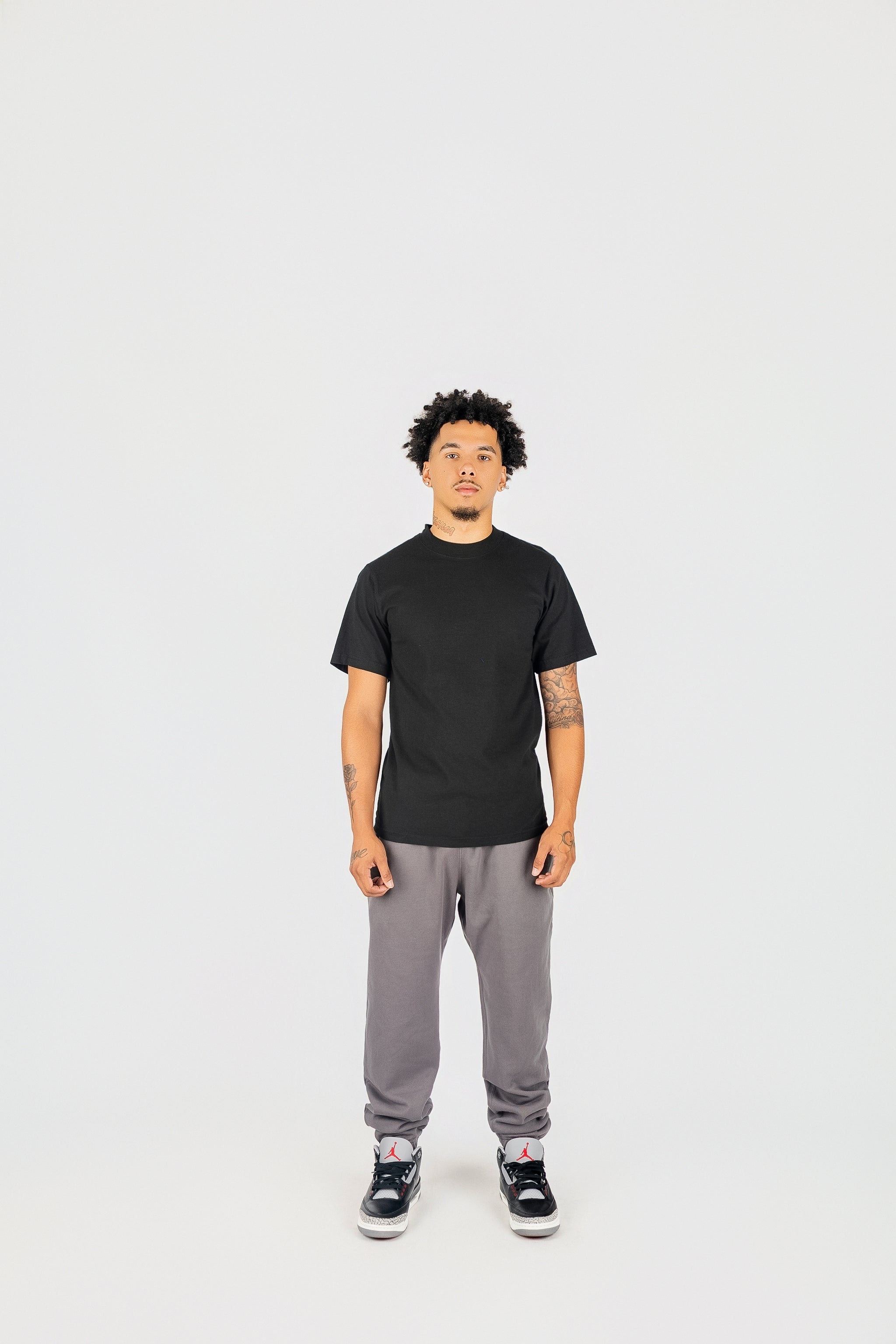 Superline Heavyweight Boyfriend Joggers — side view