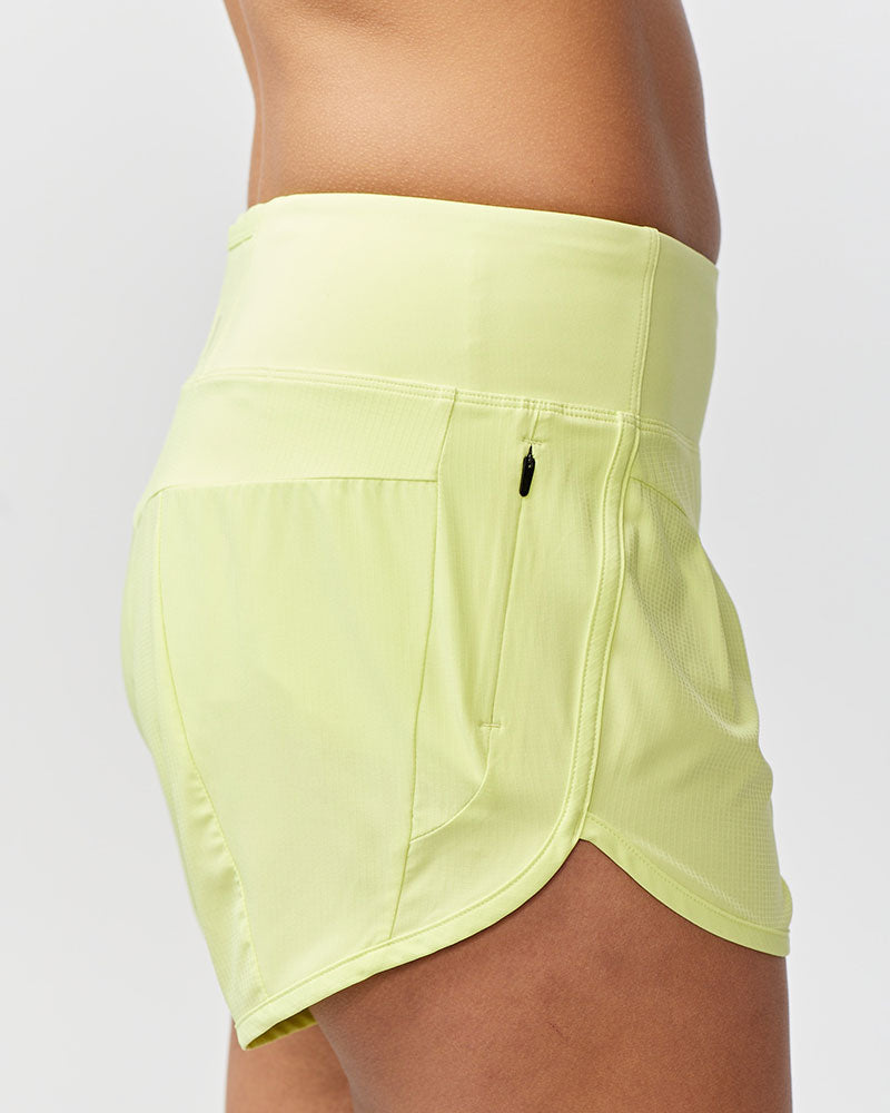 Goal Five Sheva Women's High Rise Running Shorts — main product shot