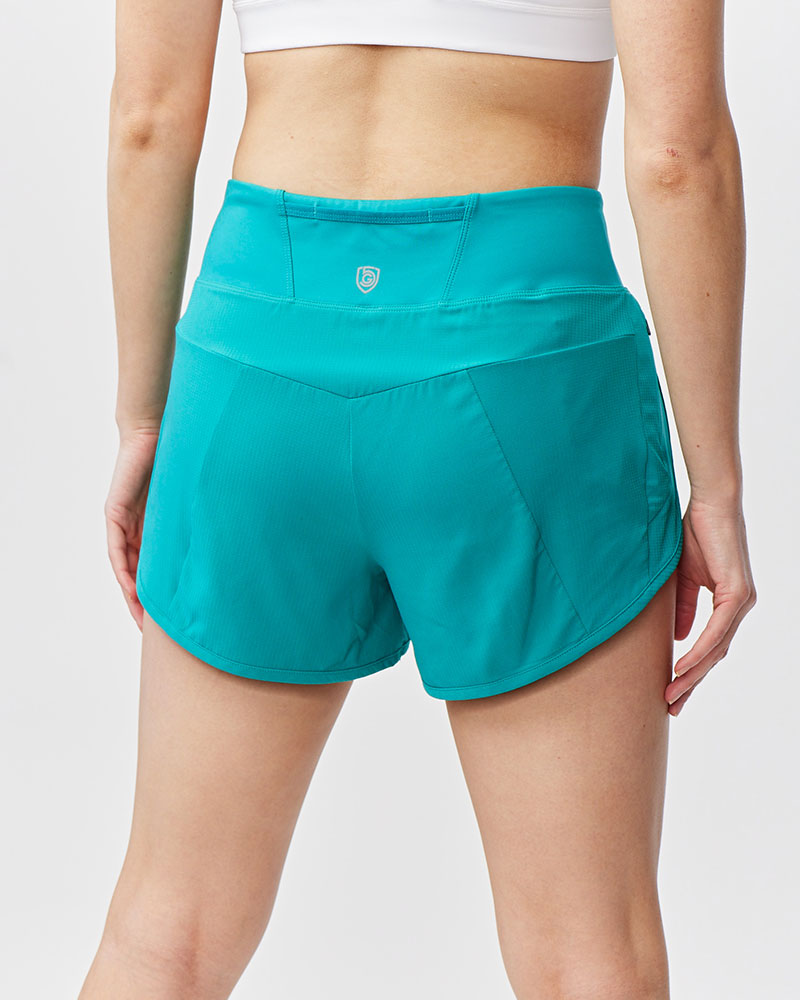 Goal Five Sheva Women's High Rise Running Shorts — side view