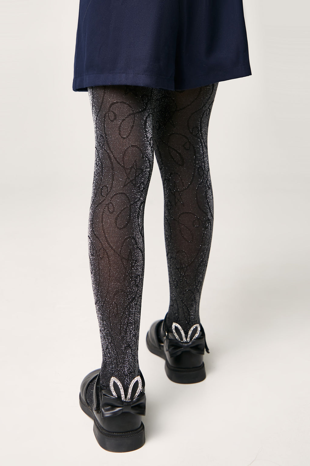 TheRanok.com Conte Tights for girls - Shiny 60 Den — side view