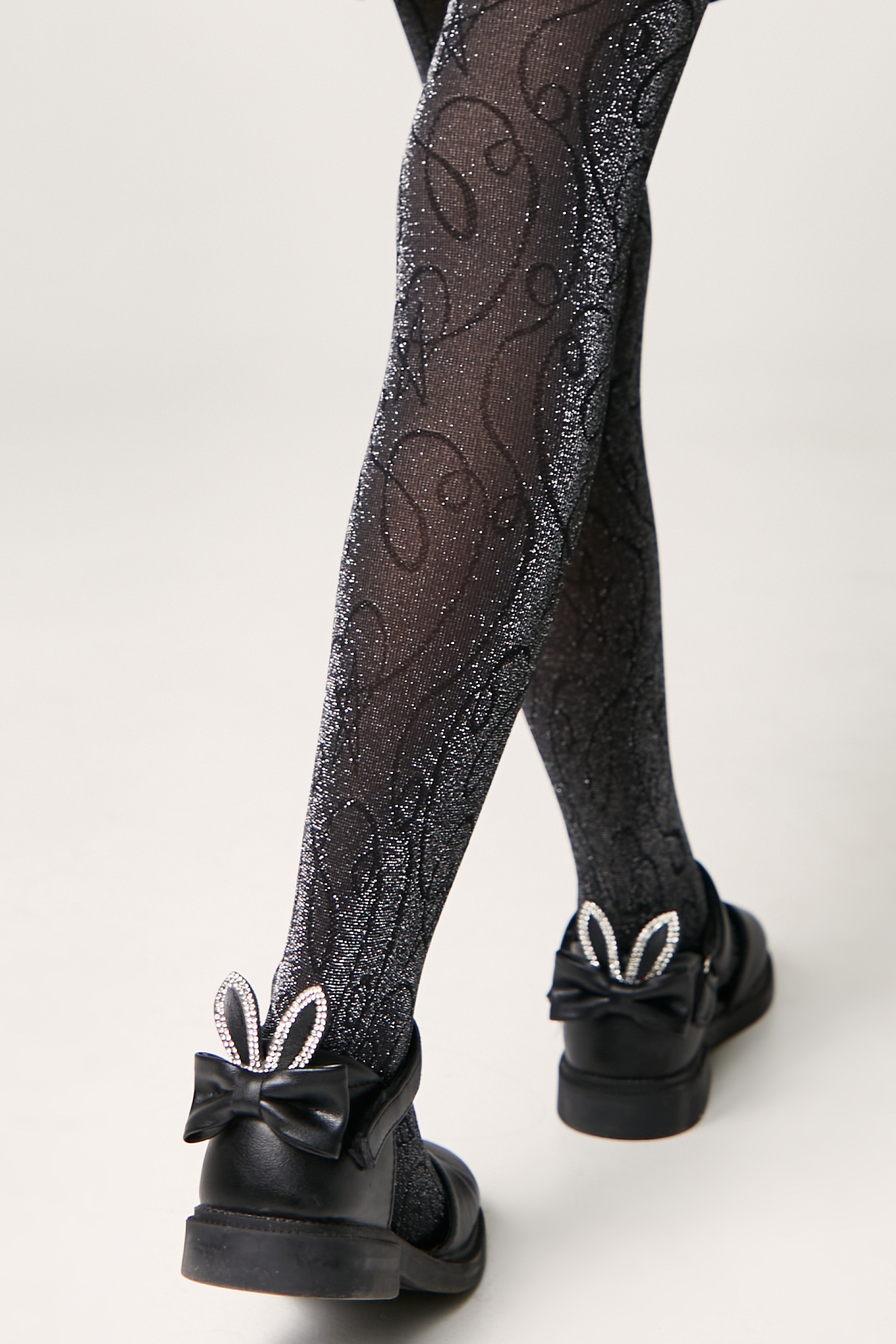 TheRanok.com Conte Tights for girls - Shiny 60 Den — back view
