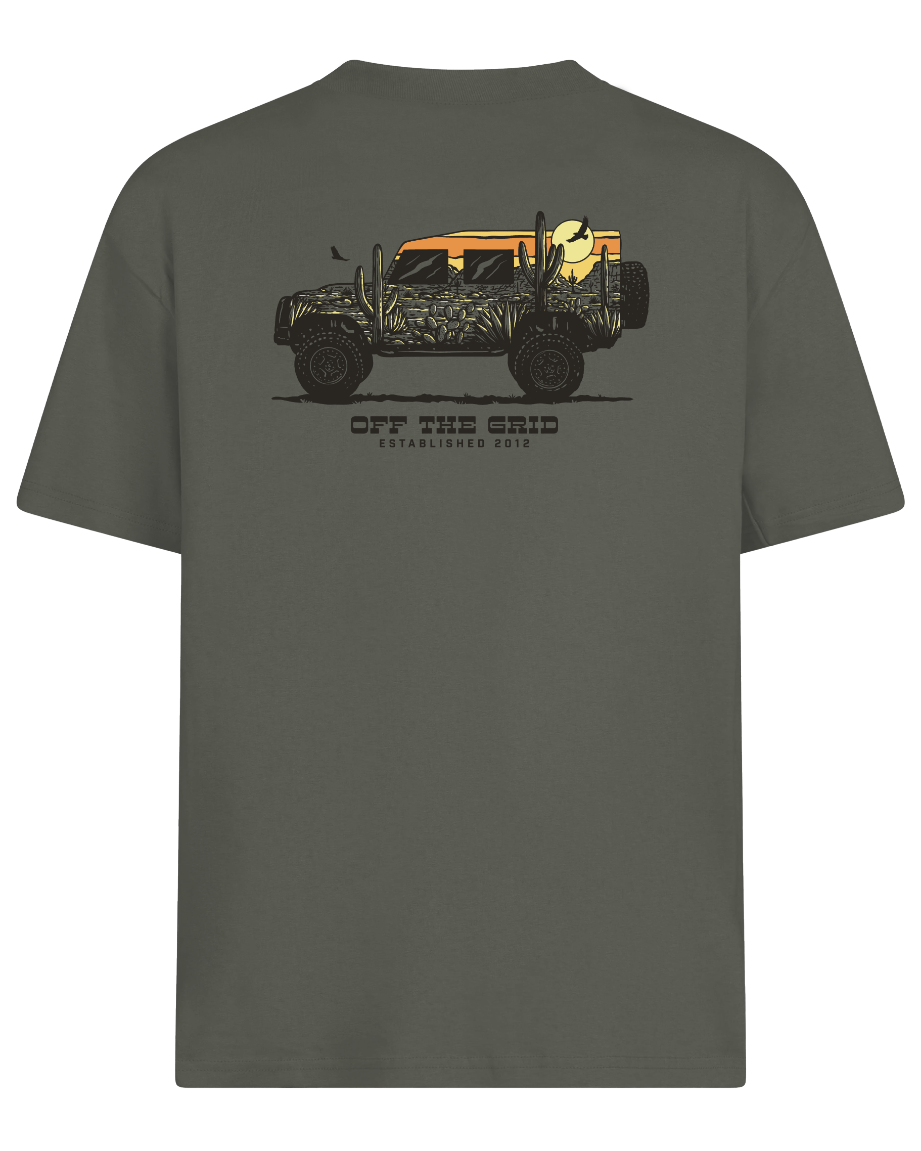 Off The Grid Surplus Silo Tee — lifestyle context