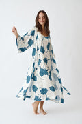 Washable Silk Kimono & Dress Set - Blossom