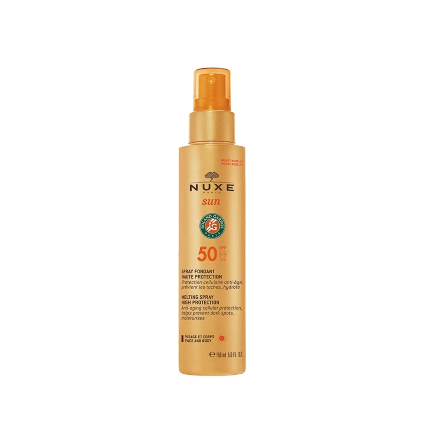 Nuxe Sun SPF50 Sunscreen Lotion for Face and Body - 150ml, Broad Spectrum UV Protection