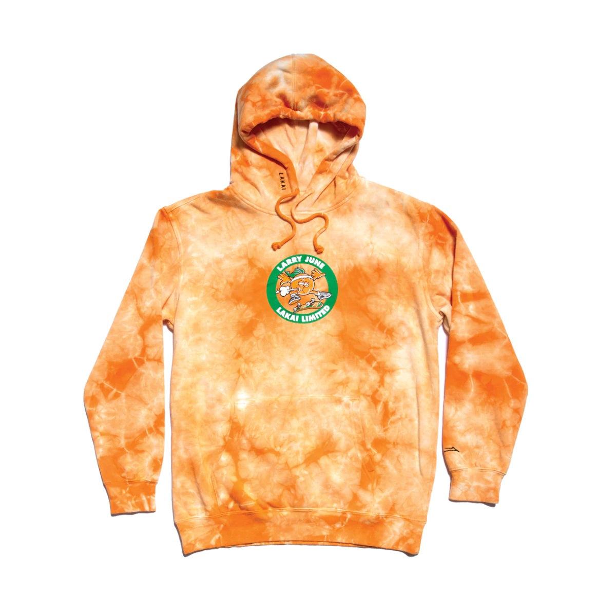Lakai Sweatshirts Skate Club Pullover Hoodie - Orange Tie Dye by Skates USA