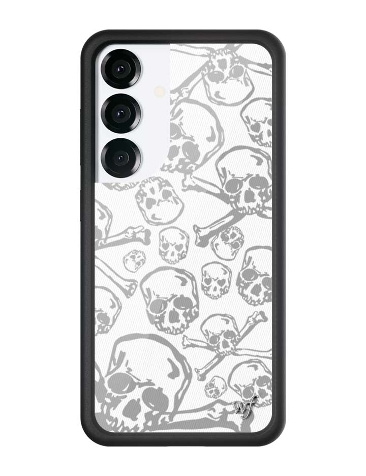 Wildflower Cases Skull Girl Samsung Galaxy Case — in-use photo