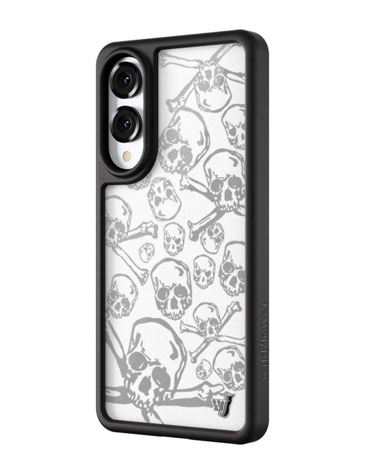 Wildflower Cases Skull Girl Samsung Galaxy Case — side view