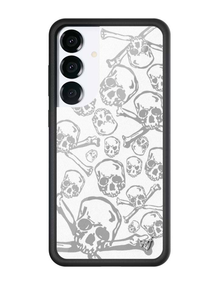 Wildflower Cases Skull Girl Samsung Galaxy Case — back view