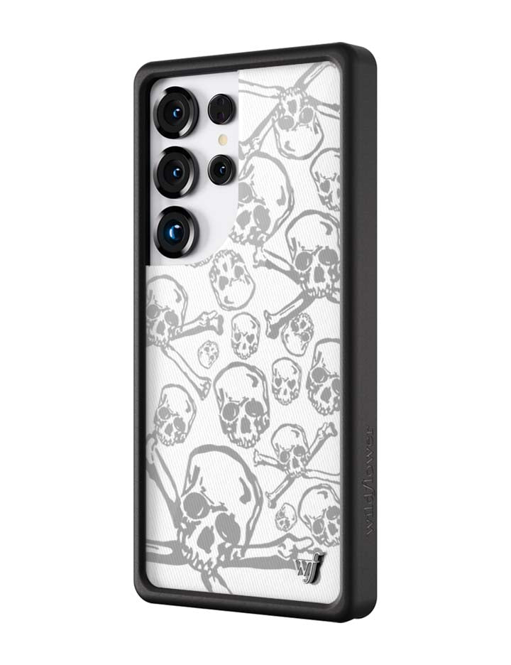 Wildflower Cases Skull Girl Samsung Galaxy Case — detail close-up