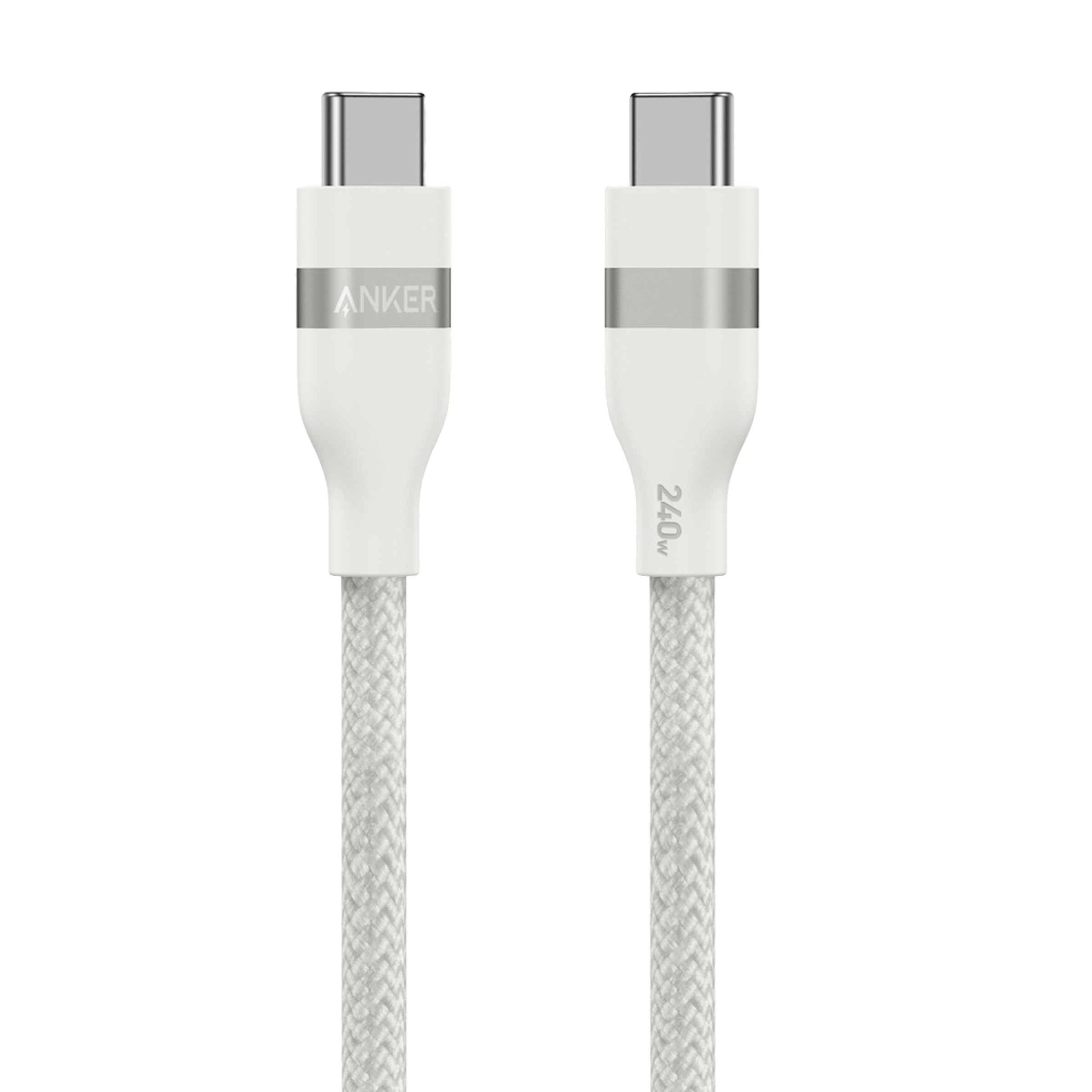 Anker USB-C to USB-C Cable (3 ft / 6 ft, 240W, Upcycled-Braided), view 7