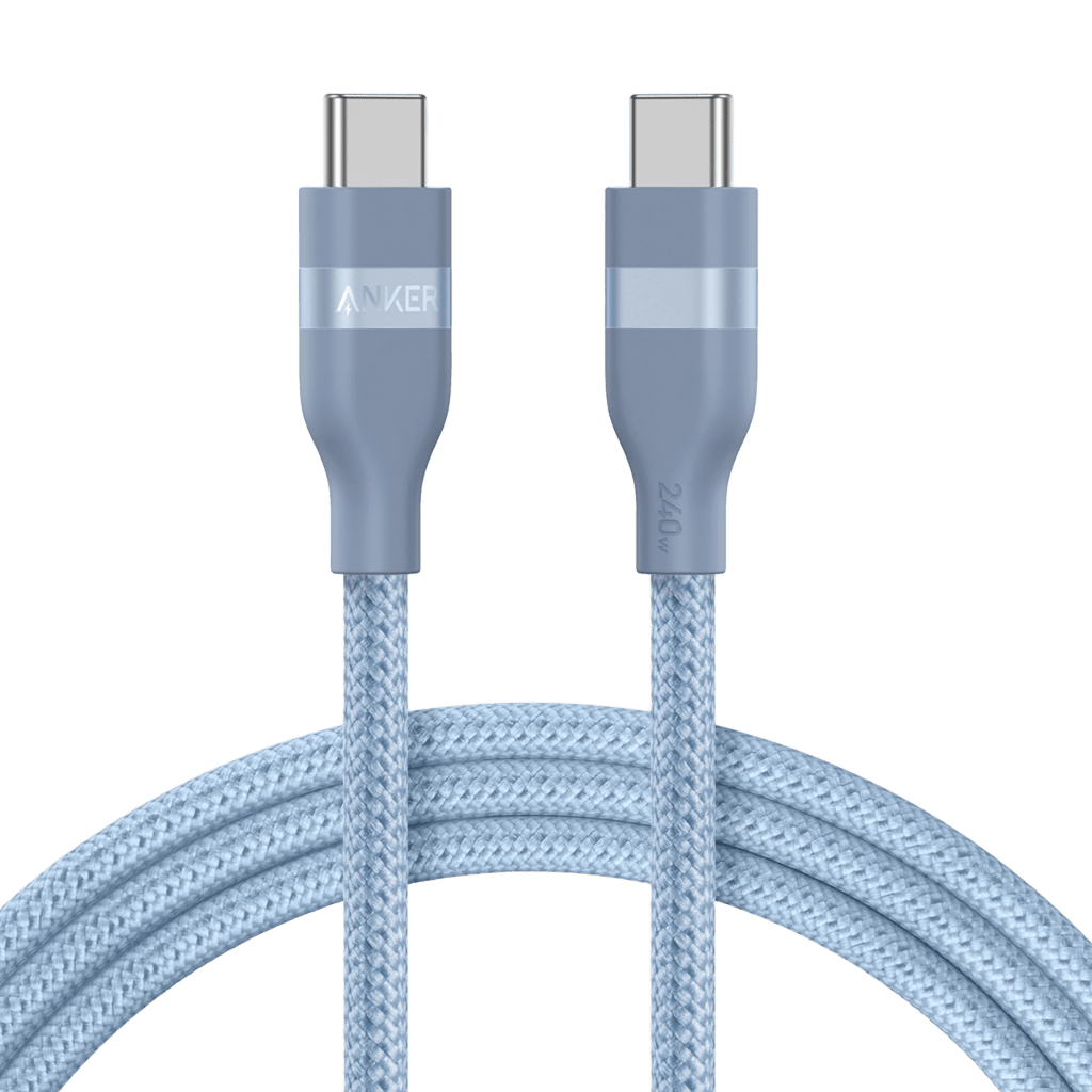 Anker USB-C to USB-C Cable (3 ft / 6 ft, 240W, Upcycled-Braided), view 25