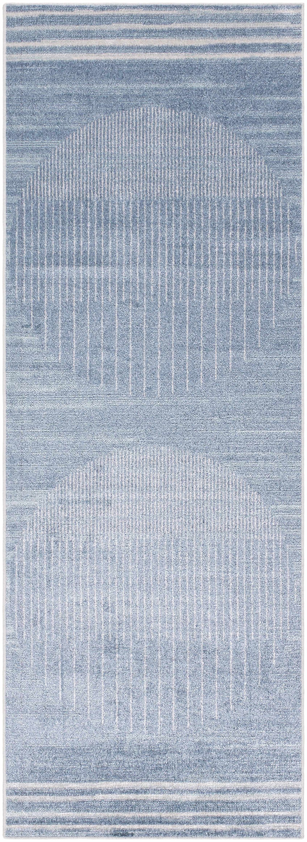 Thad Blue Washable Area Rug - Clearance – Boutique Rugs, view 3