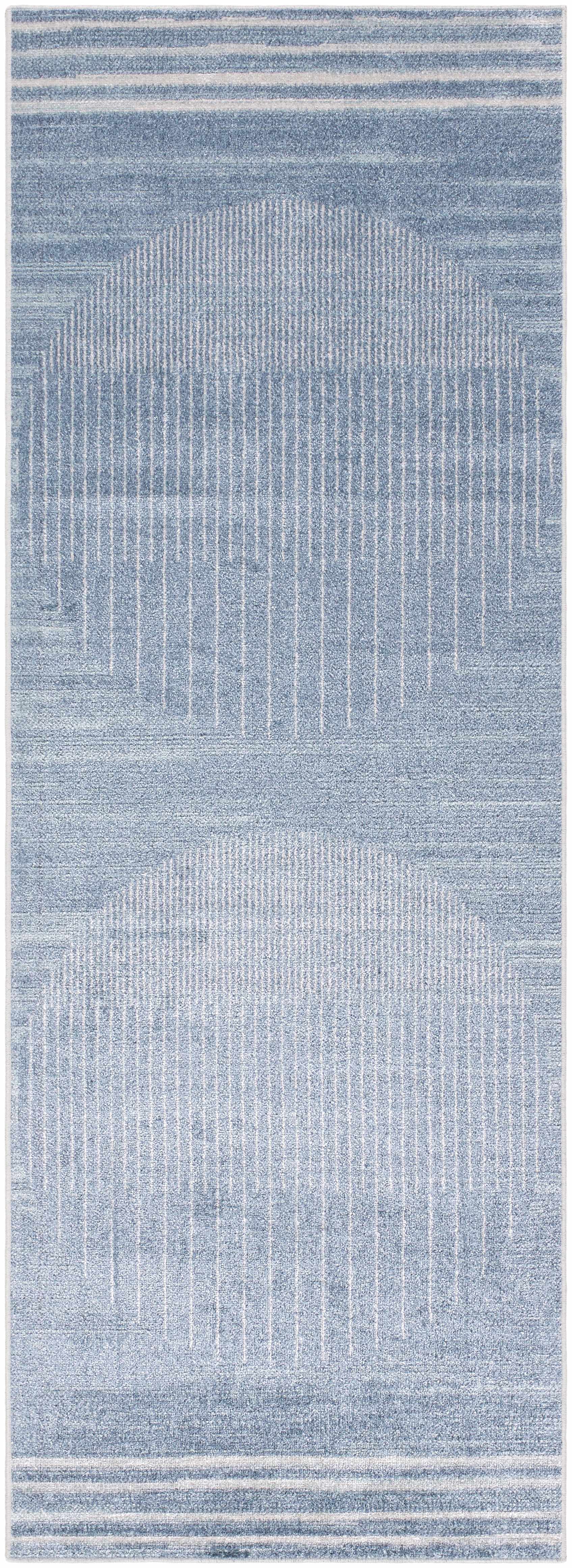 Thad Blue Washable Area Rug - Clearance – Boutique Rugs, view 3