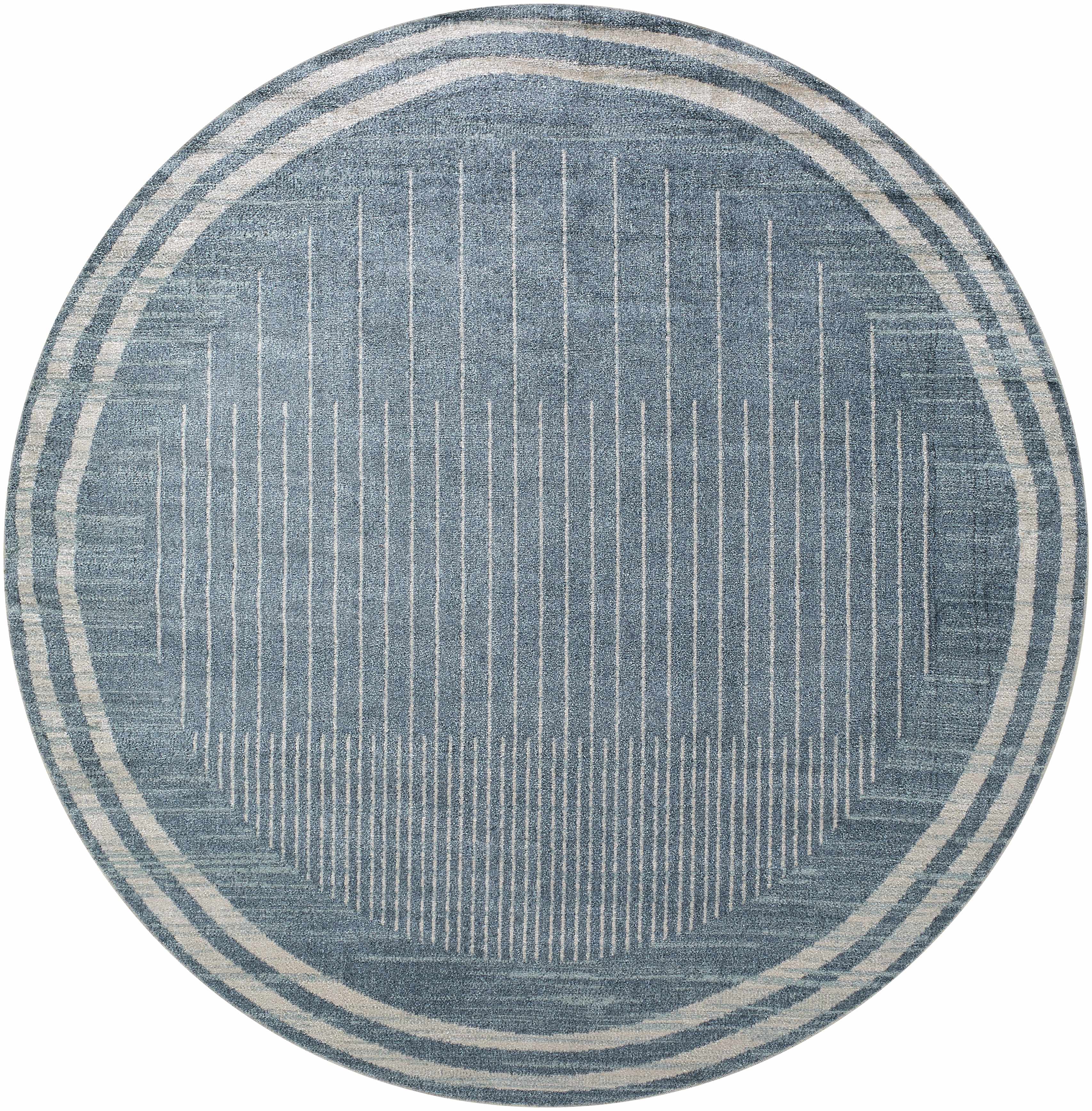 Thad Blue Washable Area Rug - Clearance – Boutique Rugs, view 4