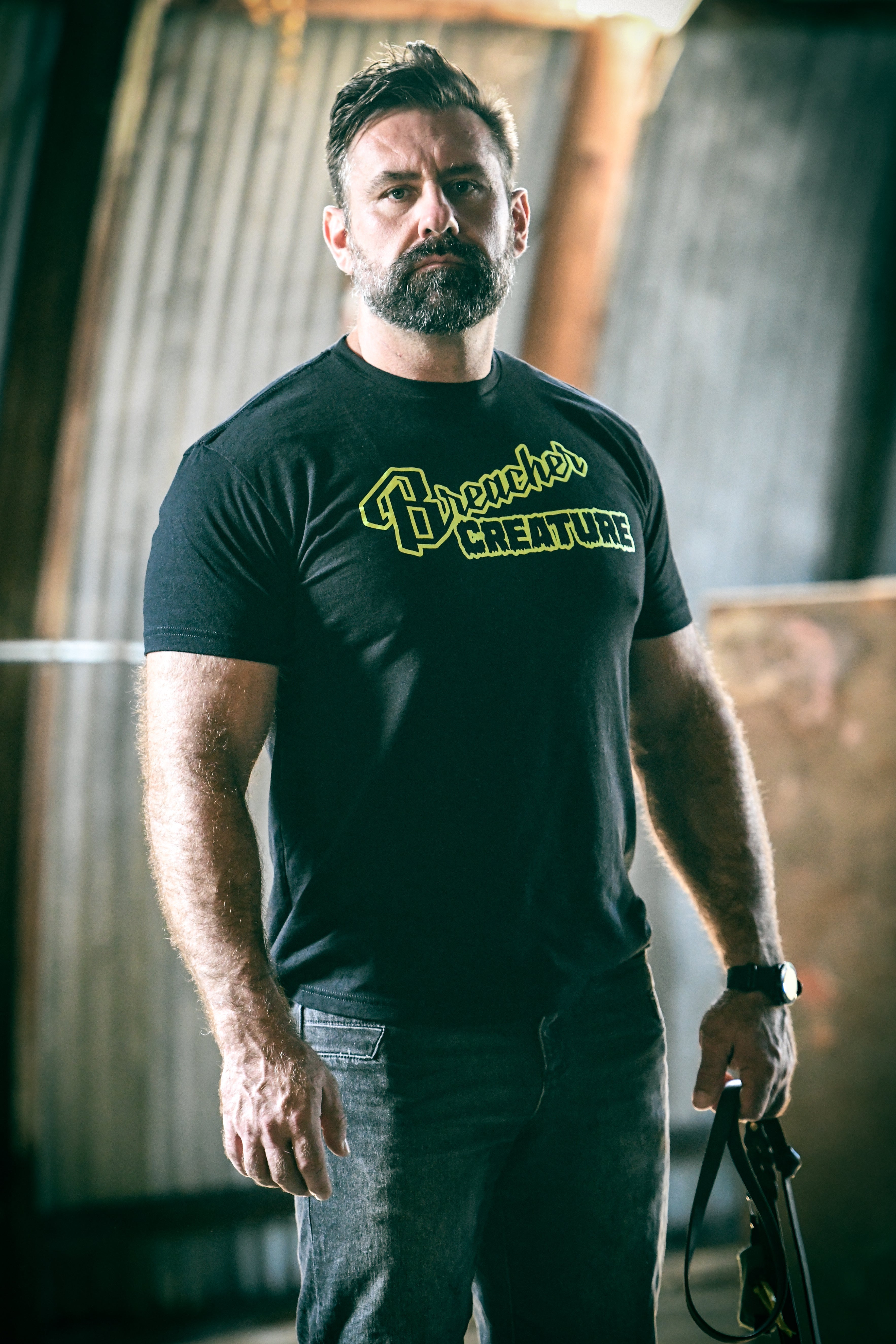 Black Tiger International Breacher Creature Tee Shirt — in-use context