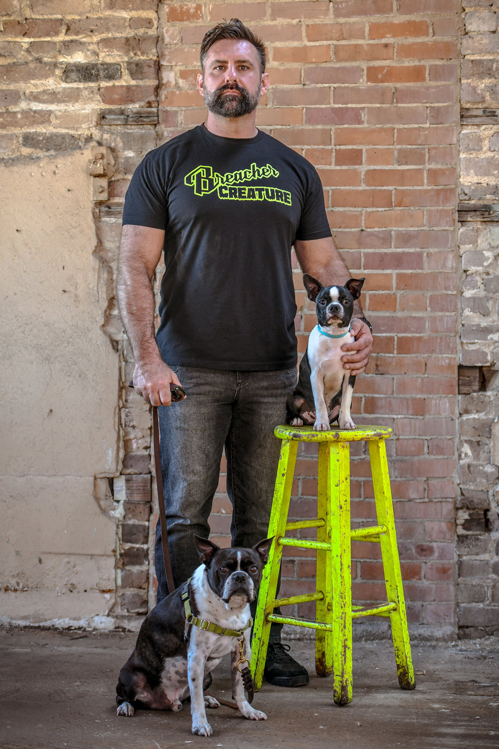 Black Tiger International Breacher Creature Tee Shirt — lifestyle context