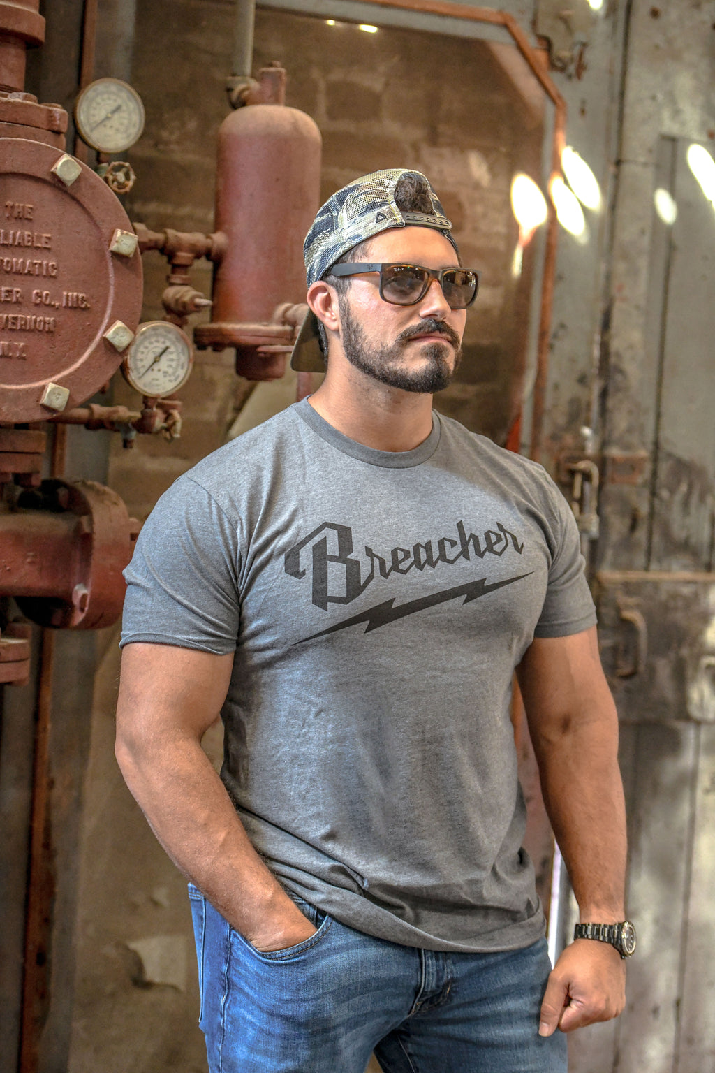 Black Tiger International Breacher Tee Shirt — lifestyle context