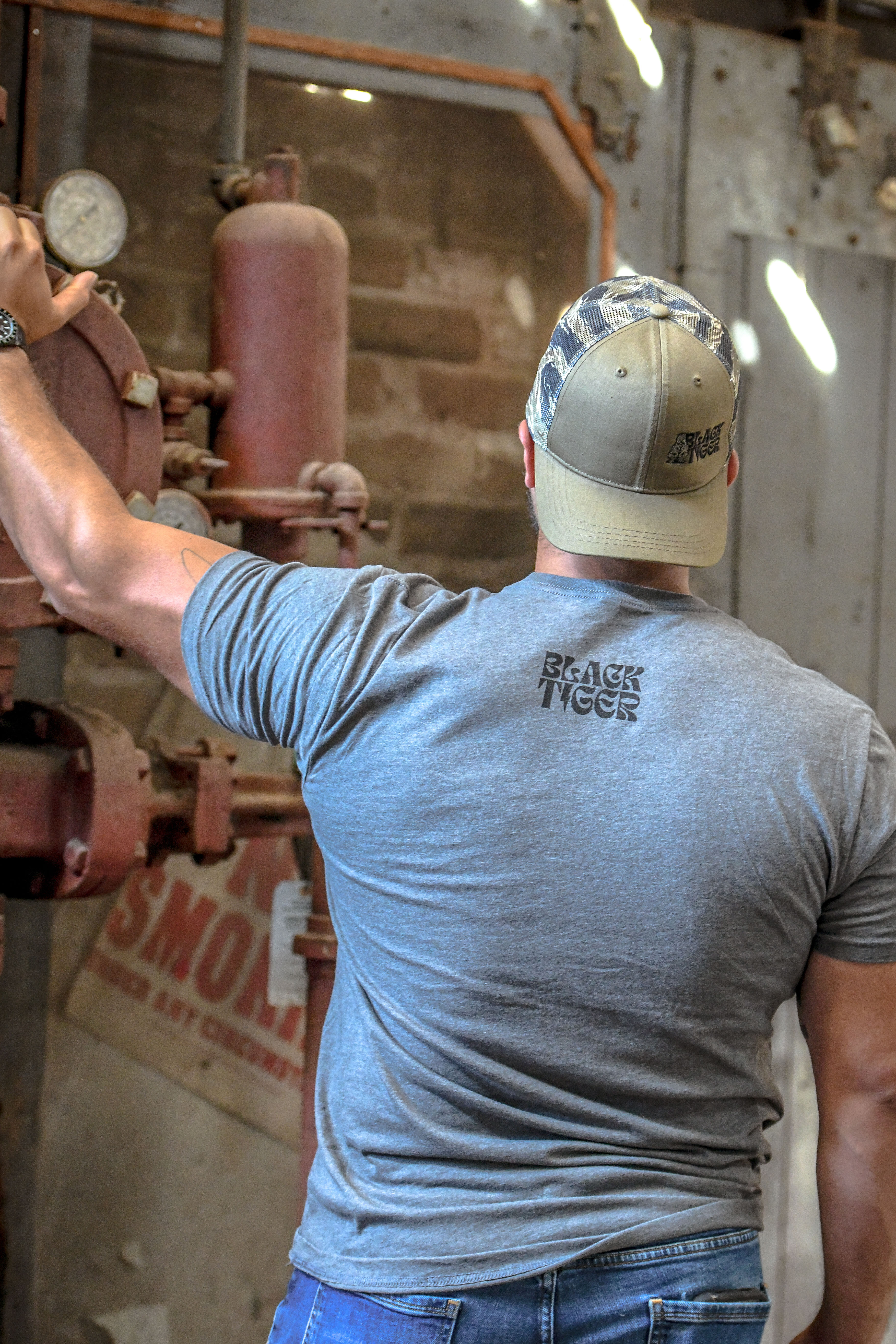 Black Tiger International Breacher Tee Shirt — side view
