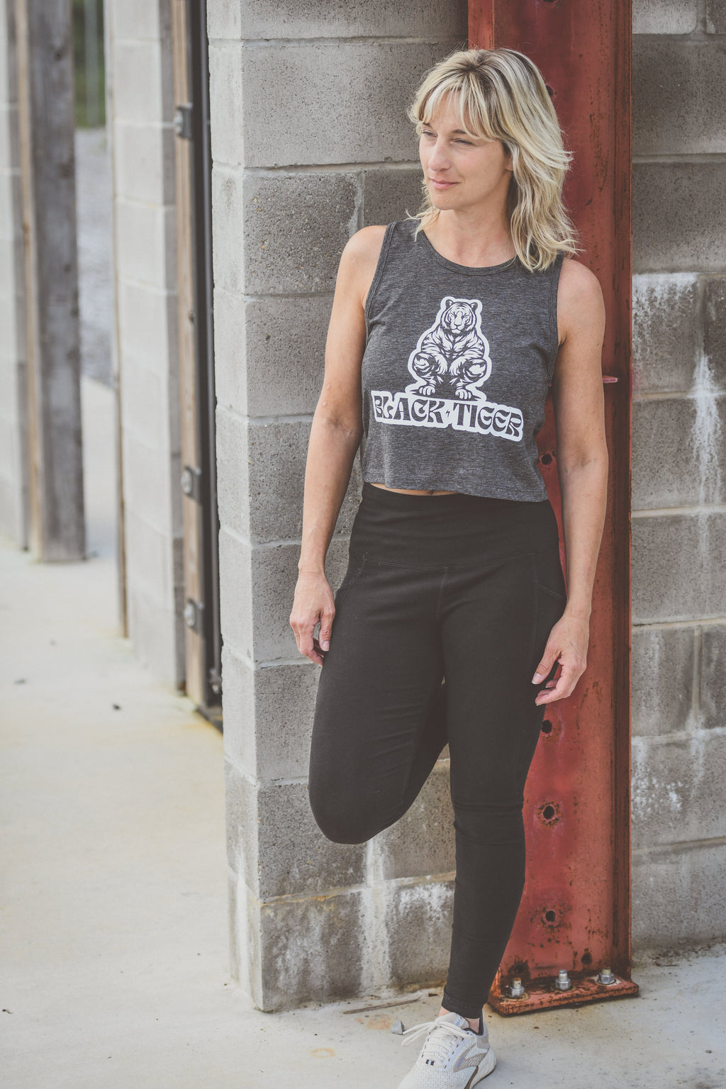 Black Tiger International Ladies Tank Top — packaging or label