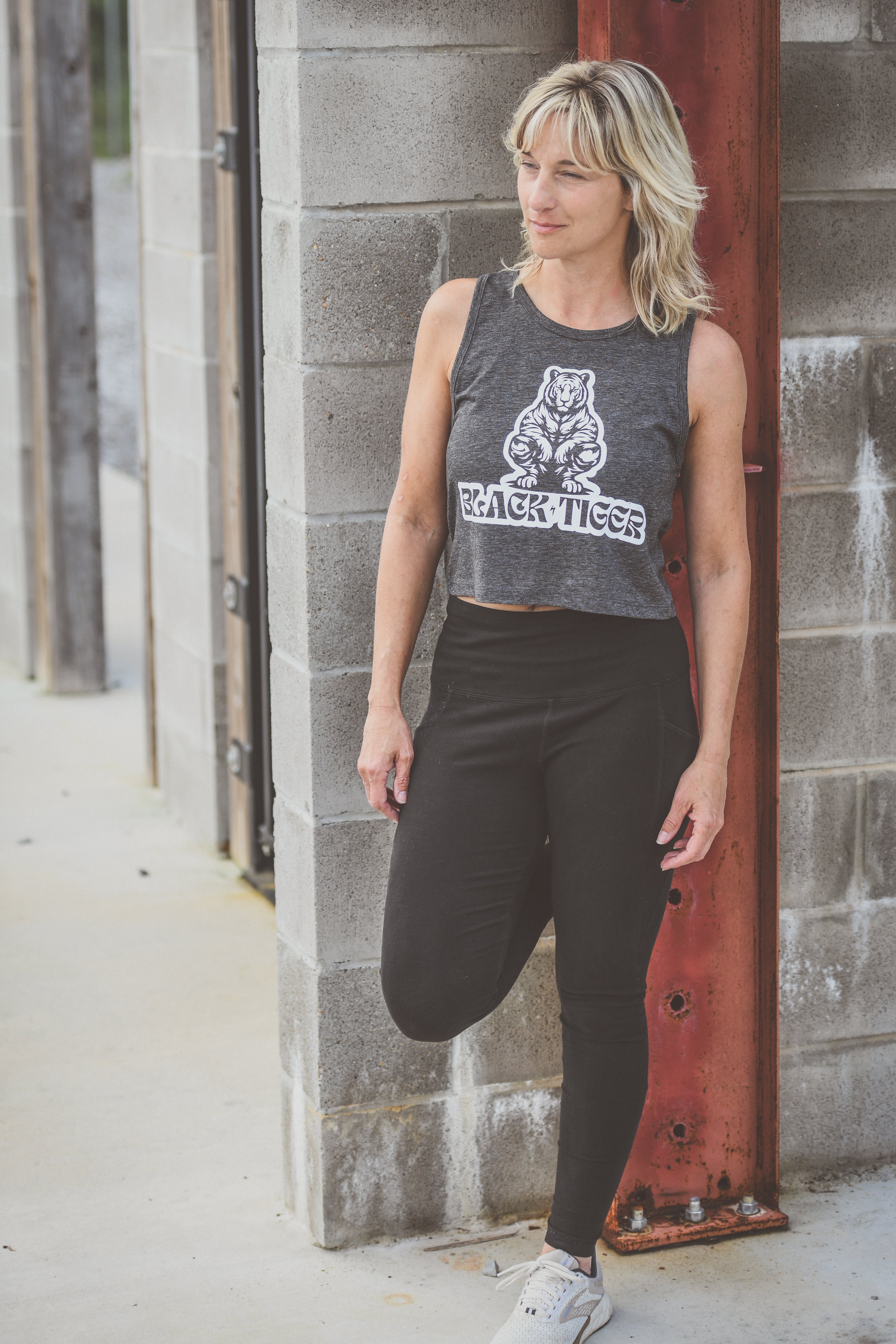 Black Tiger International Ladies Tank Top — packaging or label