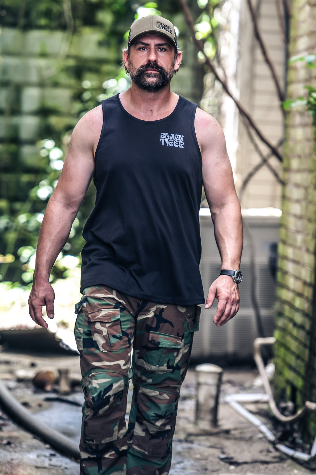 Black Tiger International Men's Tank Top — alternate view