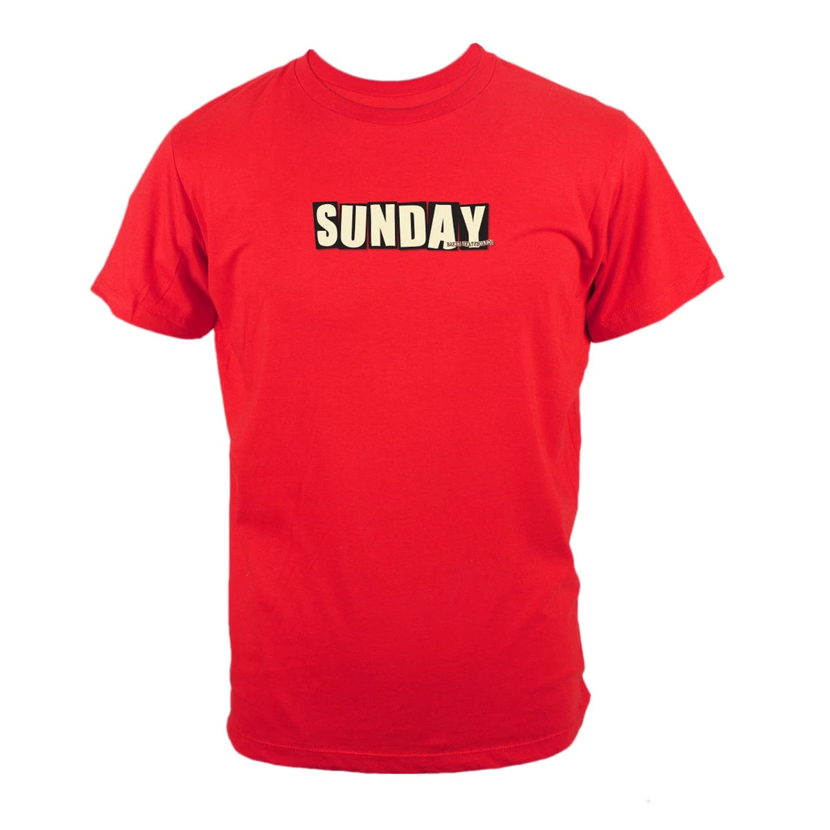 Sunday X Baker Short Sleeve Tee - Red by Skates USA