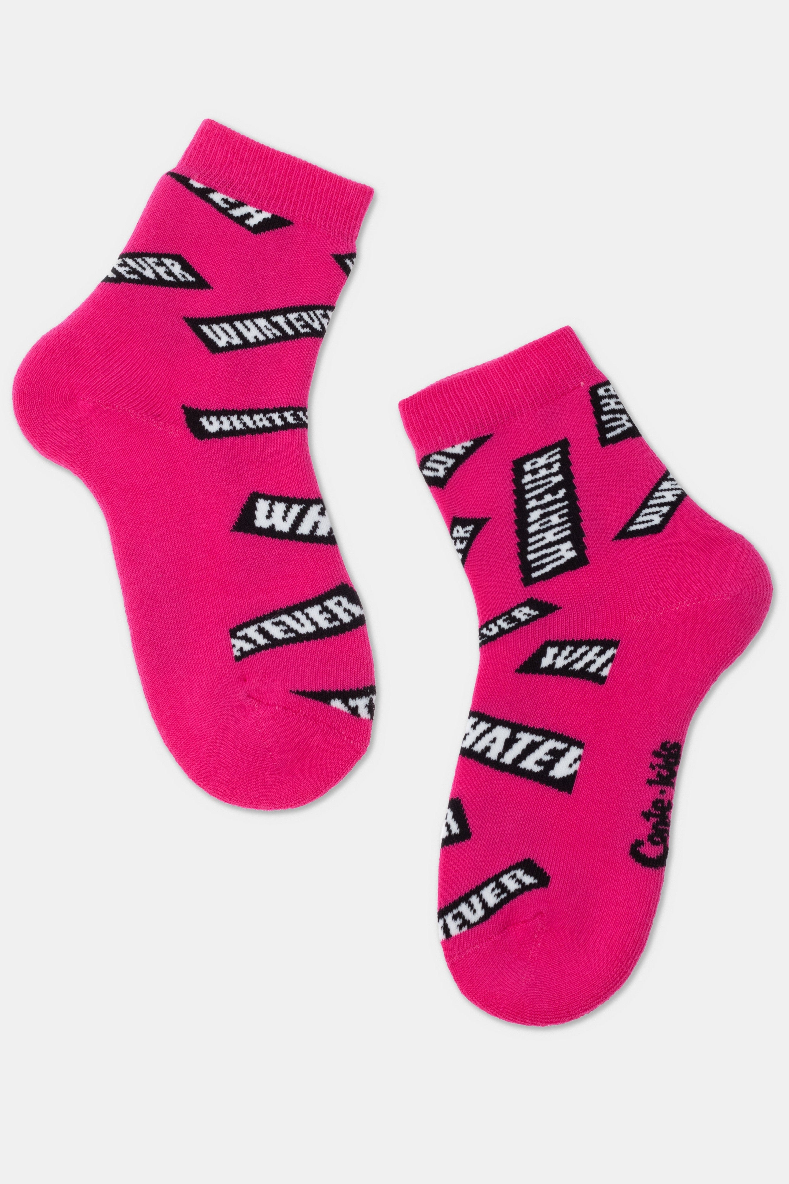 TheRanok.com Conte-Kids Cotton Terry Socks - Sof-Tiki 596 — side view