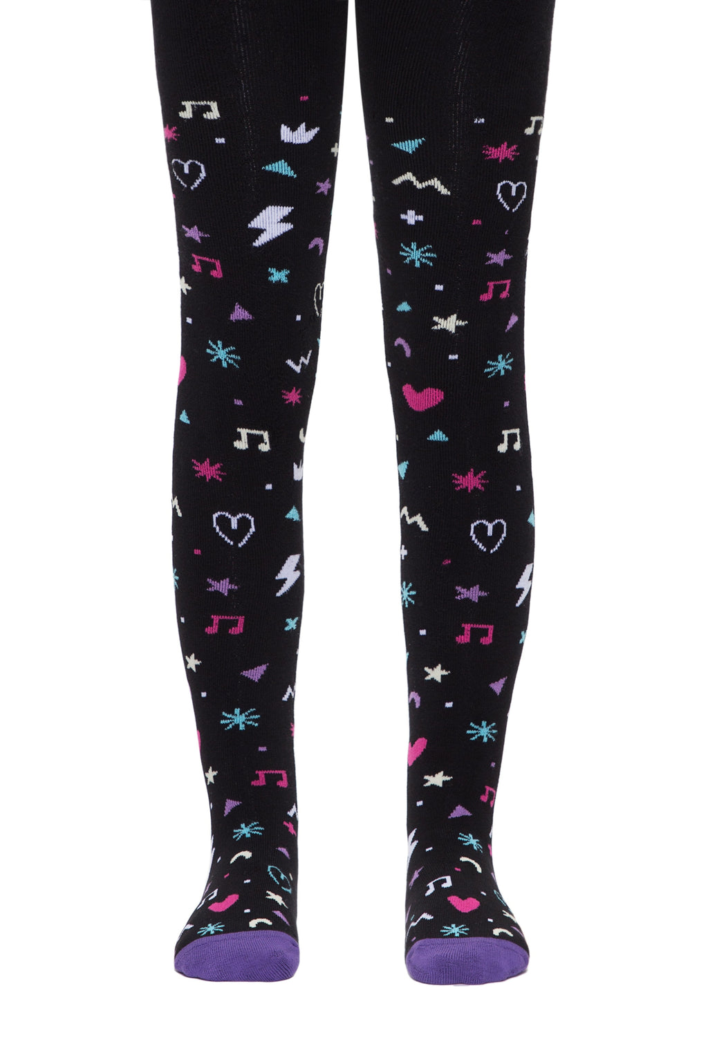 TheRanok.com Conte-Kids Cotton Terry Tights - Sof-Tiki 518 — side view