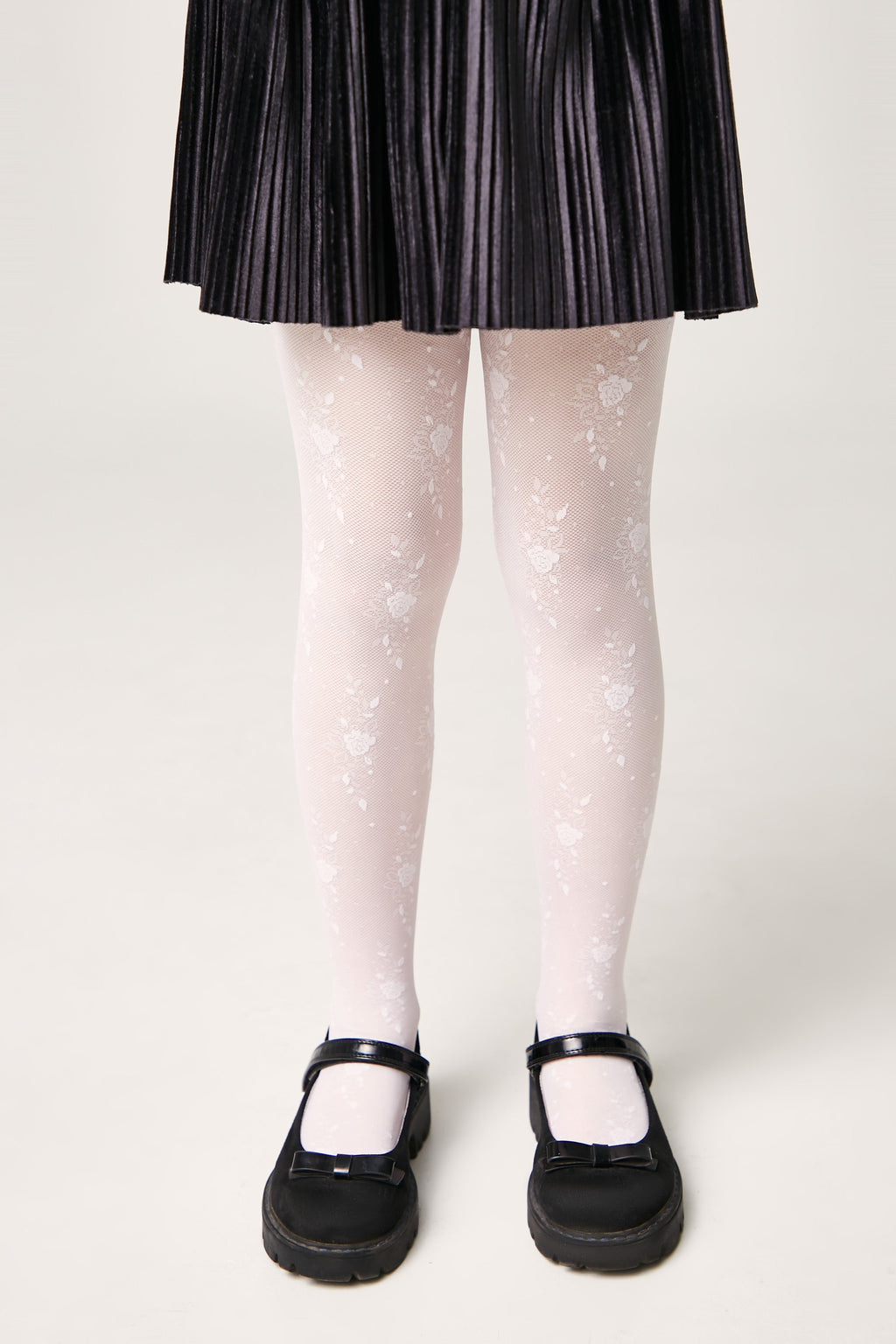 TheRanok.com Conte Tights for girls Sofia 20 Den - Floral Pattern — feature highlight