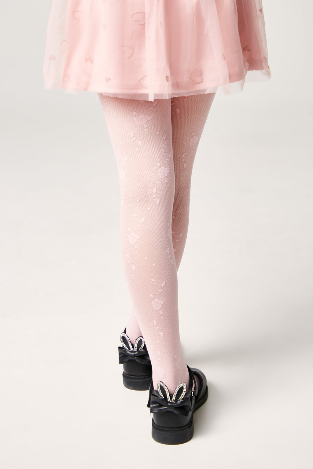 TheRanok.com Conte Tights for girls Sofia 20 Den - Floral Pattern — color detail