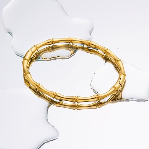 SORI STYLE Bamboo Cuff Bangle Bracelet - Sori Style — in-use photo