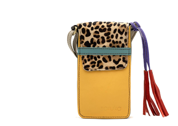 WONENA WONENA Soruka Erin Print · Leather Phone bag — comparison shot