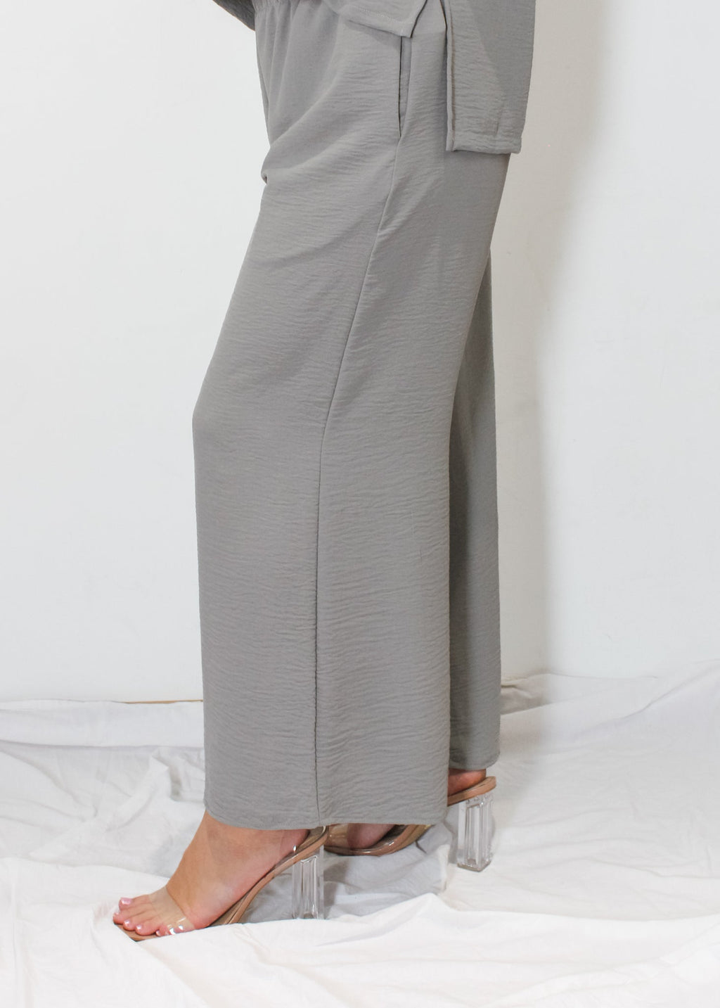 KADOU BOUTIQUE Airflow Pull-on Wide Leg Pants — main product shot