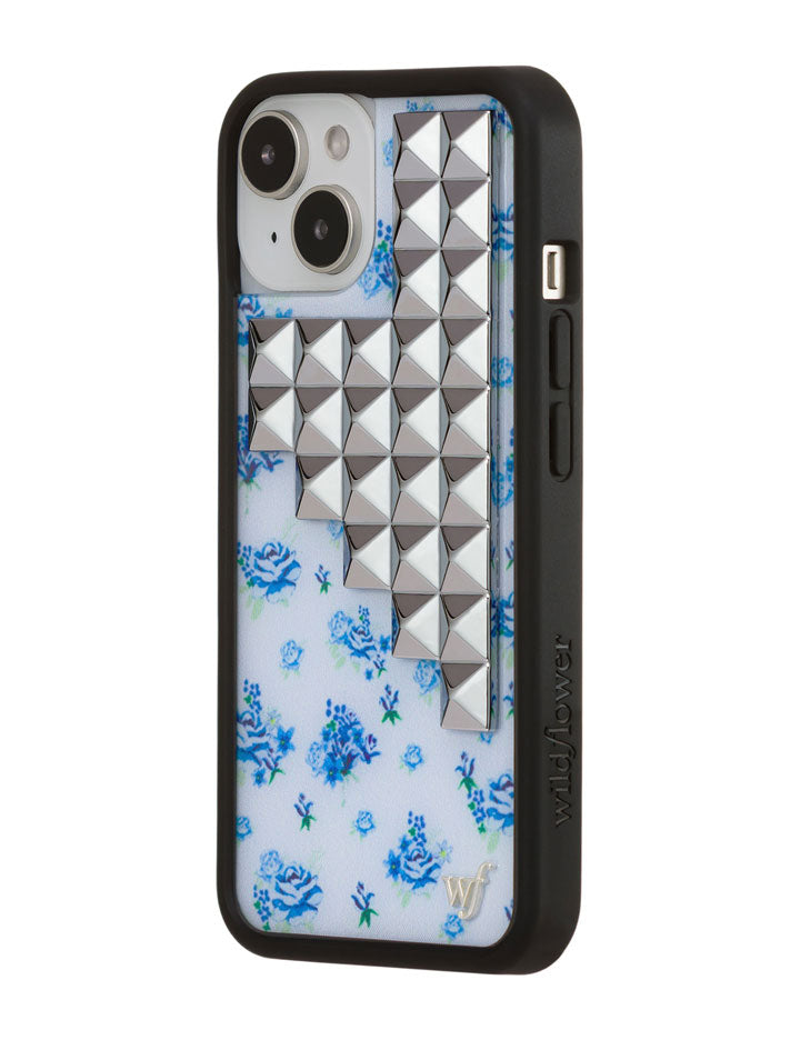 Forget Me Not Floral Stud iPhone Case